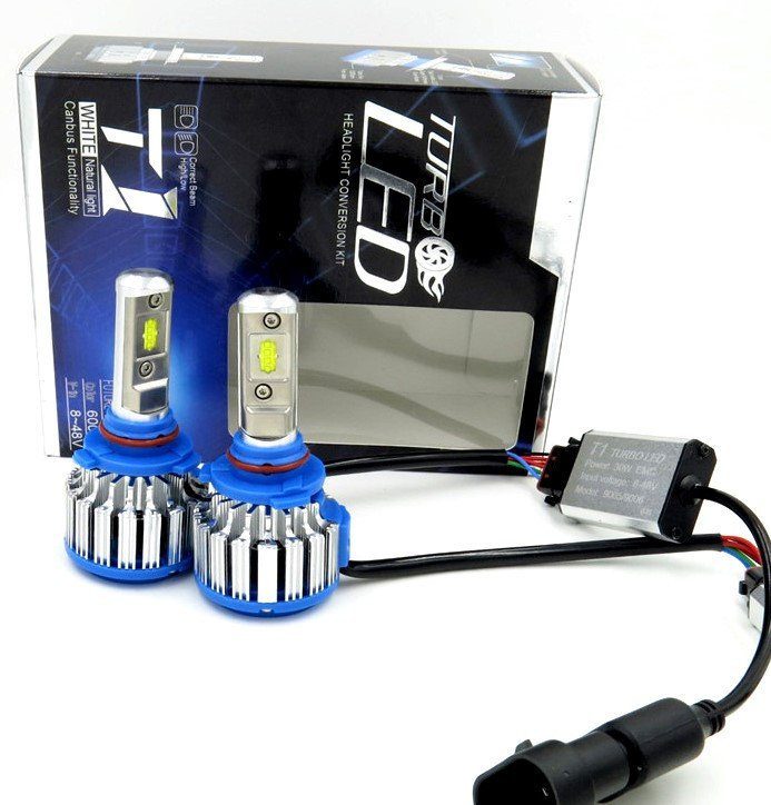 T1-H4 Світлодіодні автомобільні лампи - вогні Led Xenon Ксенон 3