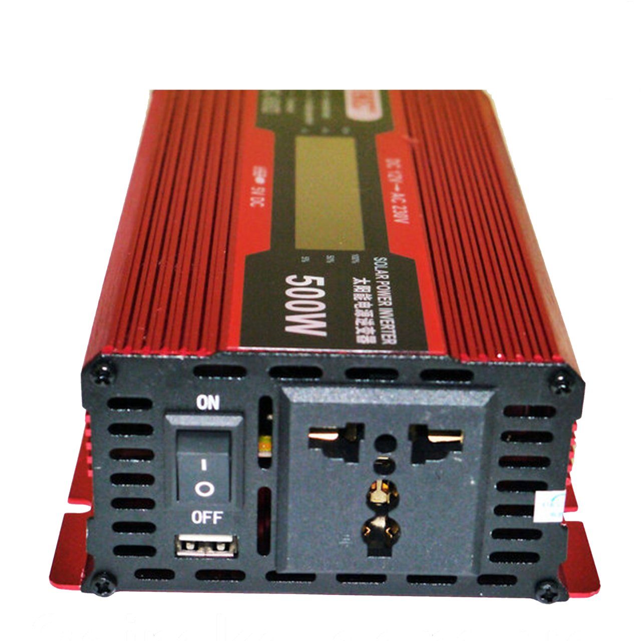 Перетворювач UKC 12V-220V 500W з LCD дисплеєм Інвертор постійного струму KC-500D AC/DC 4