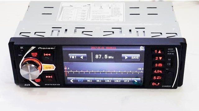 Автомагнітола MP5 4020 екран 4.1 Bluetooth AV-in PR5 1 DIN/ TFT/ Mp3/ FM / Відеовихід, Аудіовихід