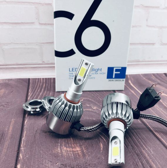 C6-H7 Комплект світлодіодних автомобільних LED ламп 4