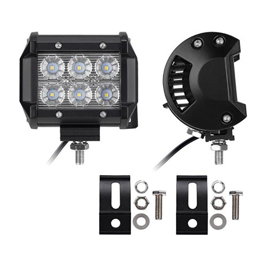 Автофара 6 LED 5D-18W-SPOT, 95 х 70 х 80 мм CG02 PR3 3