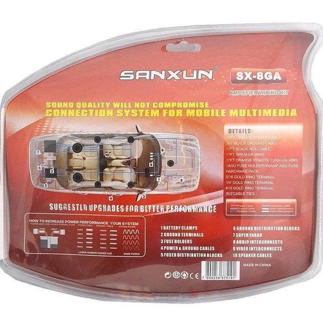 Комплект проводів для сабвуфера SX-8G PR4 2
