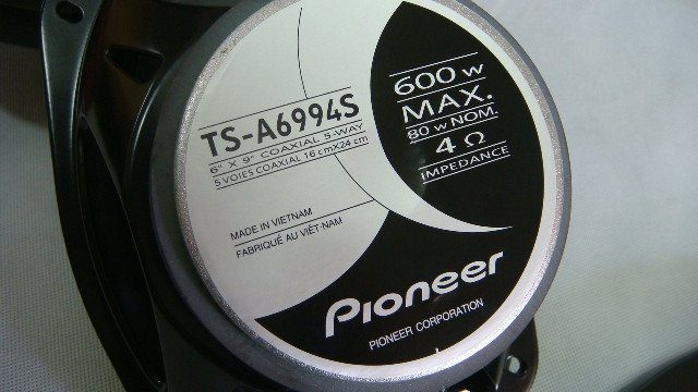 Автоколонки Pioneer TS 6994, колонки в автомобіль, автоакустика PR4 3