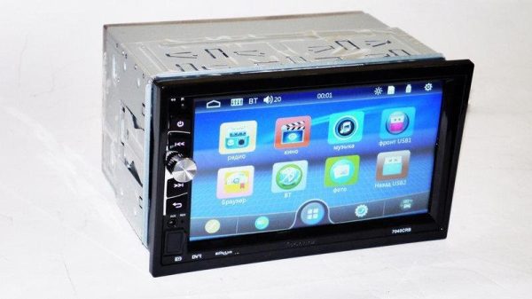 Автомагнітола 2Din 7040CRB USB, SD, Video + ПУЛЬТ НА РУЛЬ + можливість підключення камери PR5