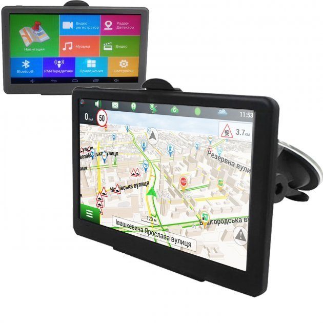 GPS навігатор Android 7" з сенсорним екраном EL-705 512/8 PR5