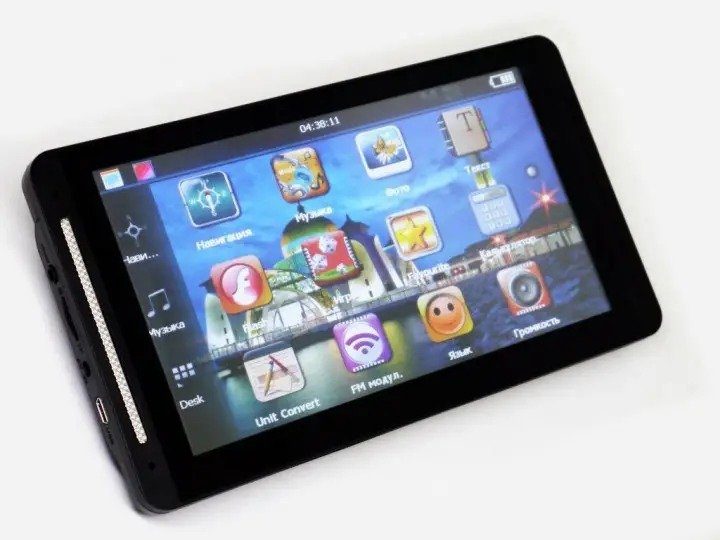 Автомобільний мультимедійний GPS Навігатор windows 7" G712 з сенсорним екраном 2