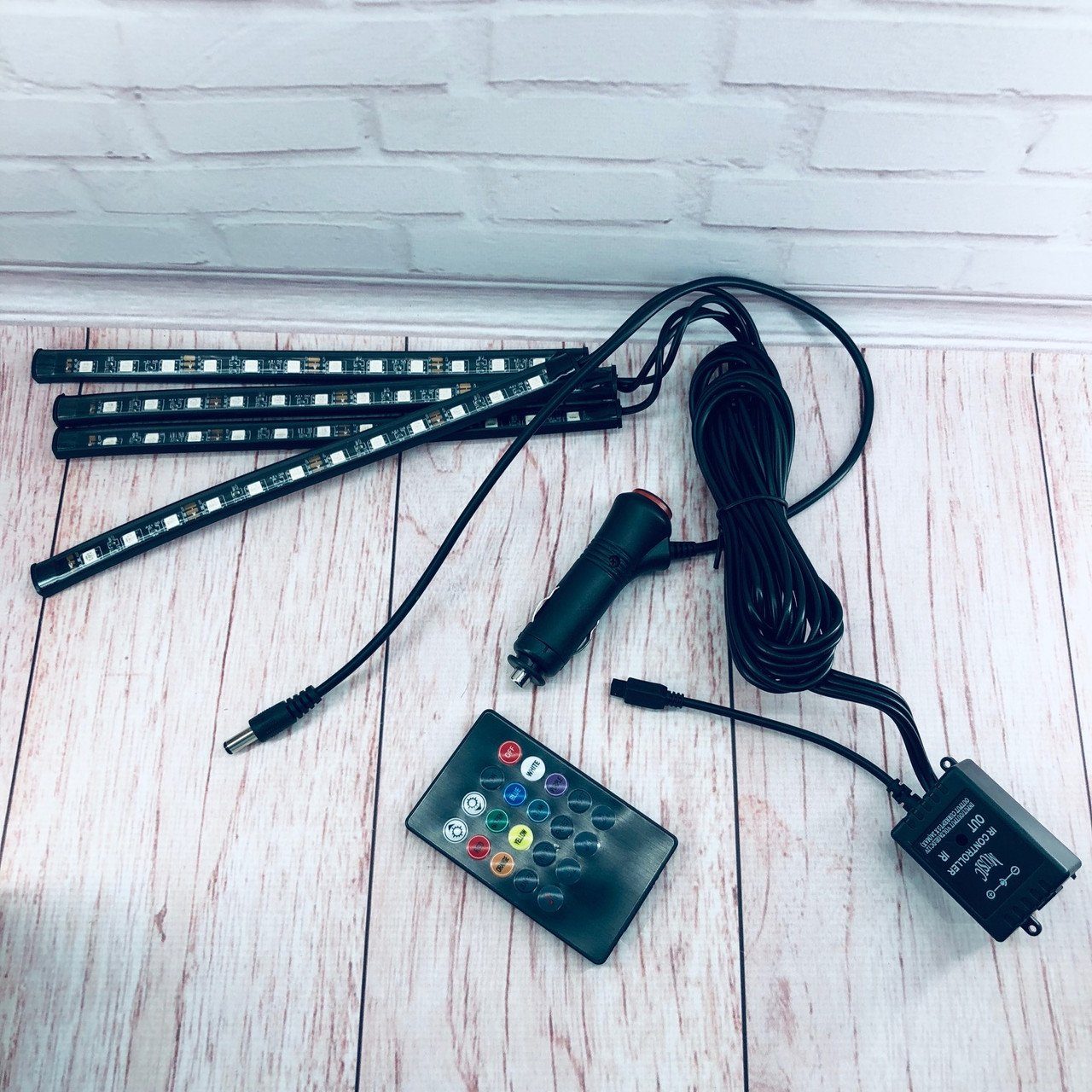Універсальна автомобільна Rgb підсвітка Led вологозахисна | Підсвітка килимків, автотюнінг 5