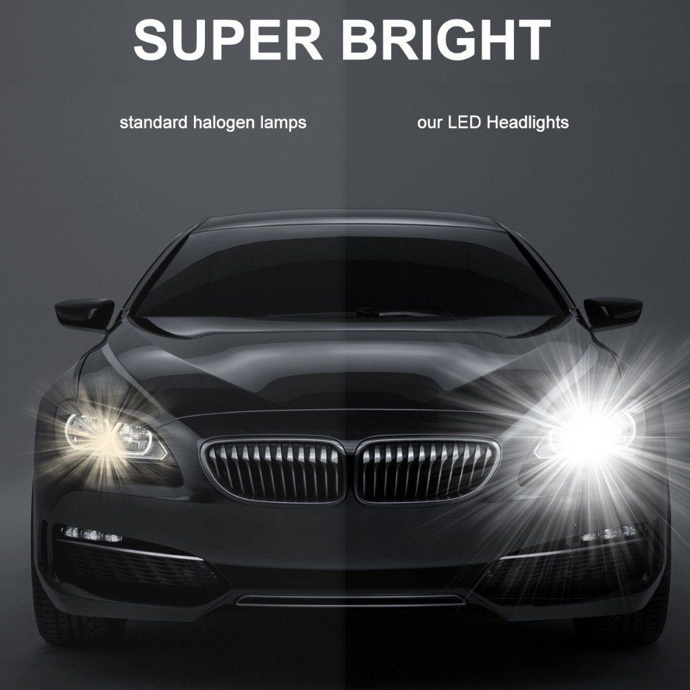 S1-HB3 Світлодіодні автомобільні LED лампи 5000K, 4000lm Цоколь автолампи 2