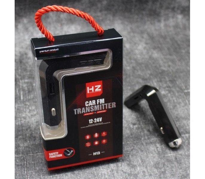 Автомобільний FM модулятор трансмітер H13BT Bluetooth microSD AUX USB 4