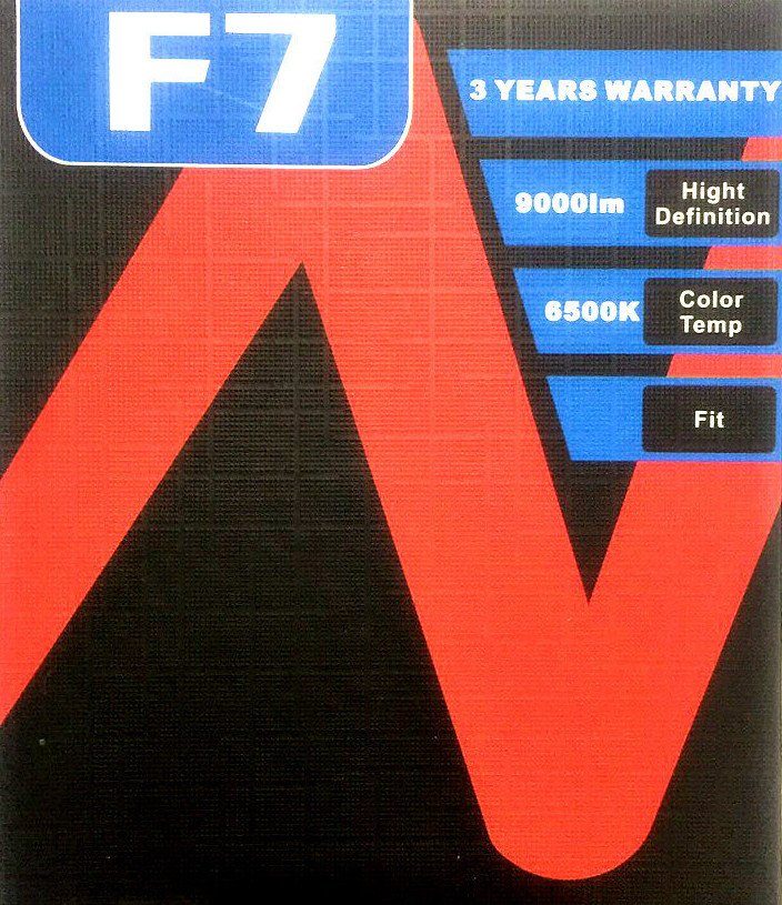 F7-H11 Світлодіодні лампи для фар Car LED Headlight ,Цветовая температура: 6000K PR4 5