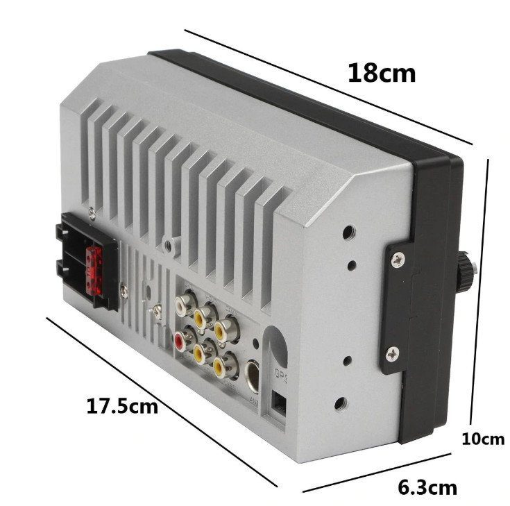 Автомагнитола MP5 2DIN PR5 FM+Usb+ SD+Aux+ Bluetooth+Пульт дистанционного управления 6
