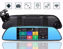 D35 / K35 Дзеркало-реєстратор, 7" сенсор, 2 камери, GPS-навігатор, WiFi, 8Gb, Android, 3G Розпродаж PR5