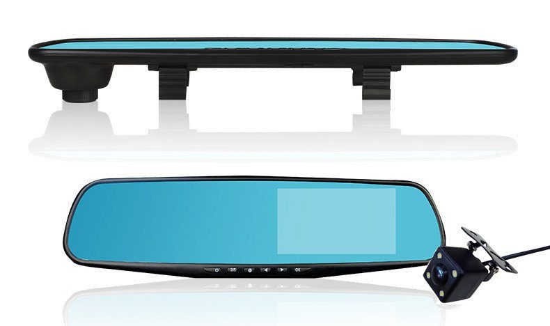 Відеореєстратор - дзеркало Dvr L9000 Full HD Автомобільний реєстратор із двома камерами 4
