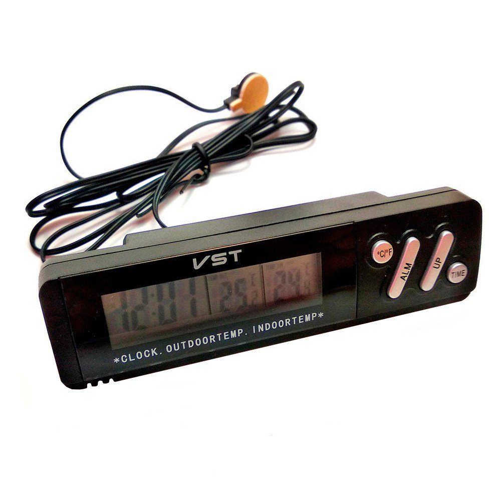 Автомобільні години с термометром VST-7067 CG10 PR1 3