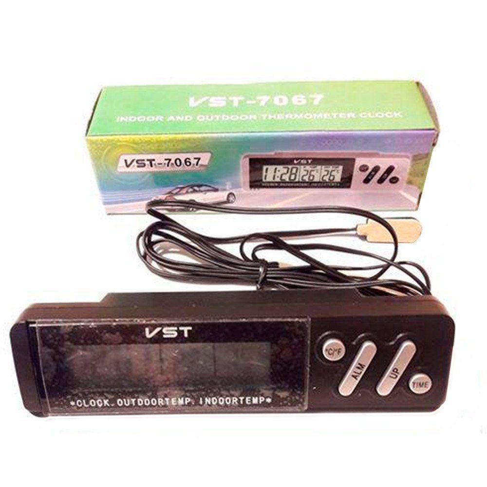 Автомобільні години с термометром VST-7067 CG10 PR1 5