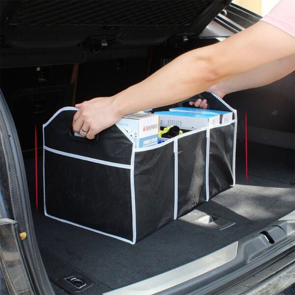 Автомобільний органайзер у багажник Car Boot Organizer Сумка з ручками в авто 4