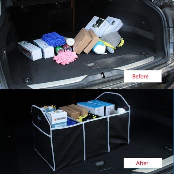 Автомобільний органайзер у багажник Car Boot Organizer Сумка з ручками в авто 3