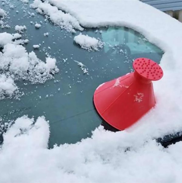 Автомобільний скребок для очищення льоду Funnel Snow Removal • Прилад для чищення автомобільного скла від льоду та снігу