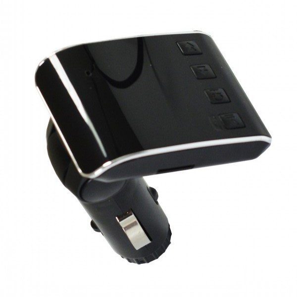 Автомобільний FM Модулятор HZ H22BT ∙ FM-трансмітер з Bluetooth від прикурювача з USB портом + Кабель USB + Кабель iPhone 3
