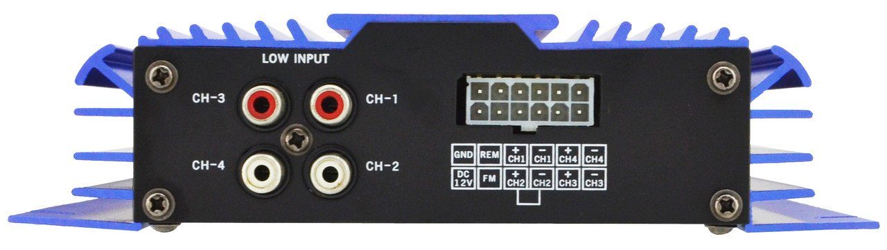 Автомобільний підсилювач X-8000 USB 4-х канальний ∙ Bluetooth ∙ USB ∙ FM ∙ MP3 ∙ 2800W 5