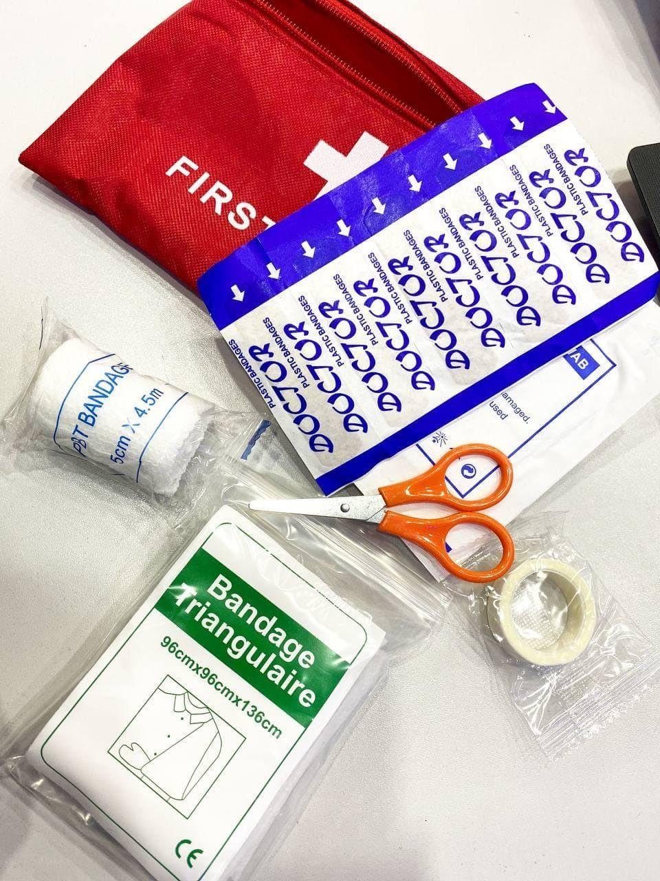 Аптечка дорожня HS-300 First Aid Kit ∙ Аптечний міні набір в авто для надання першої допомоги 3