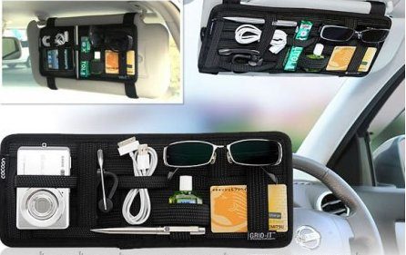 Автомобільний органайзер Grid-it! Organizer Vehicle Storage Багатофункціональний холдер на козирок авто ∙ Чорний 5