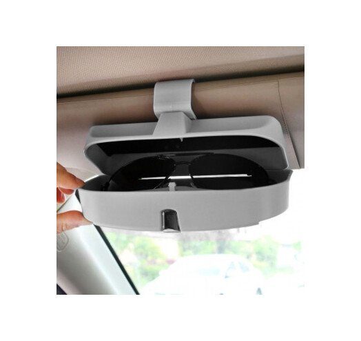 Автомобільний магнітний футляр для окулярів Visor Clamp — підвісний чохол-тримач окулярів на магніті в машину 6