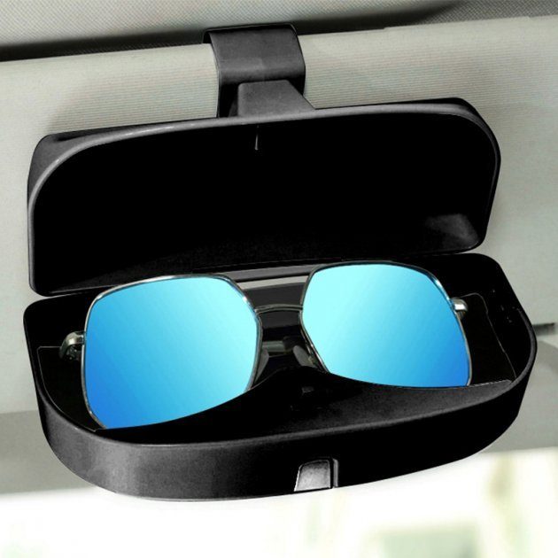 Автомобільний магнітний футляр для окулярів Visor Clamp — підвісний чохол-тримач окулярів на магніті в машину