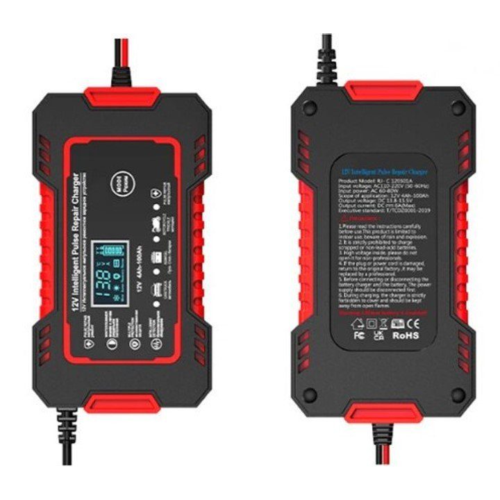 Інтелектуальний зарядний пристрій EAFC 12V 6A для авто і мото акумуляторів 2