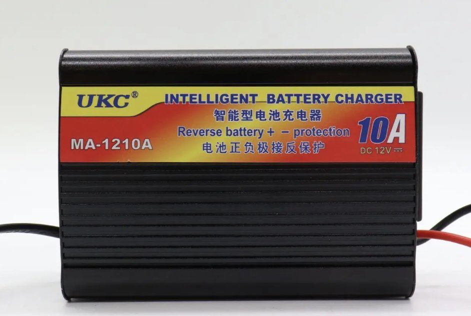 Автоматичний імпульсний зарядний пристрій 12V MA-1210A із захистом та амперметром 6