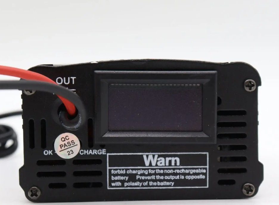 Автоматичний імпульсний зарядний пристрій 12V MA-1210A із захистом та амперметром 5