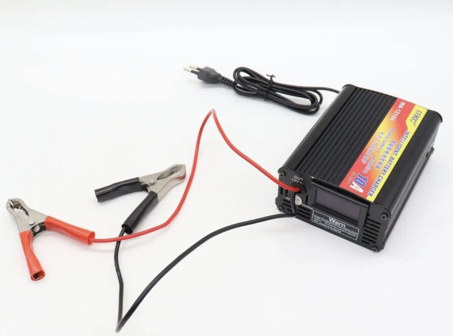 Автоматичний імпульсний зарядний пристрій 12V MA-1210A із захистом та амперметром 4
