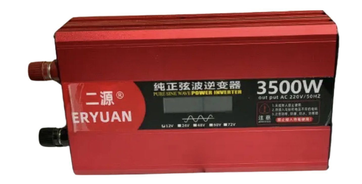 Інвертор для автомобільних акумуляторів ERYUAN 12V → 220V 3500W 3