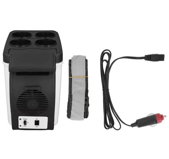 Міні автохолодильник Portable Electronic 6 л з охолодженням і нагрівом 3