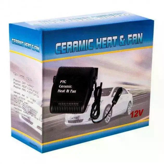 Автомобільний тепловентилятор CAR FAN CF-701 12V від прикурювача 4