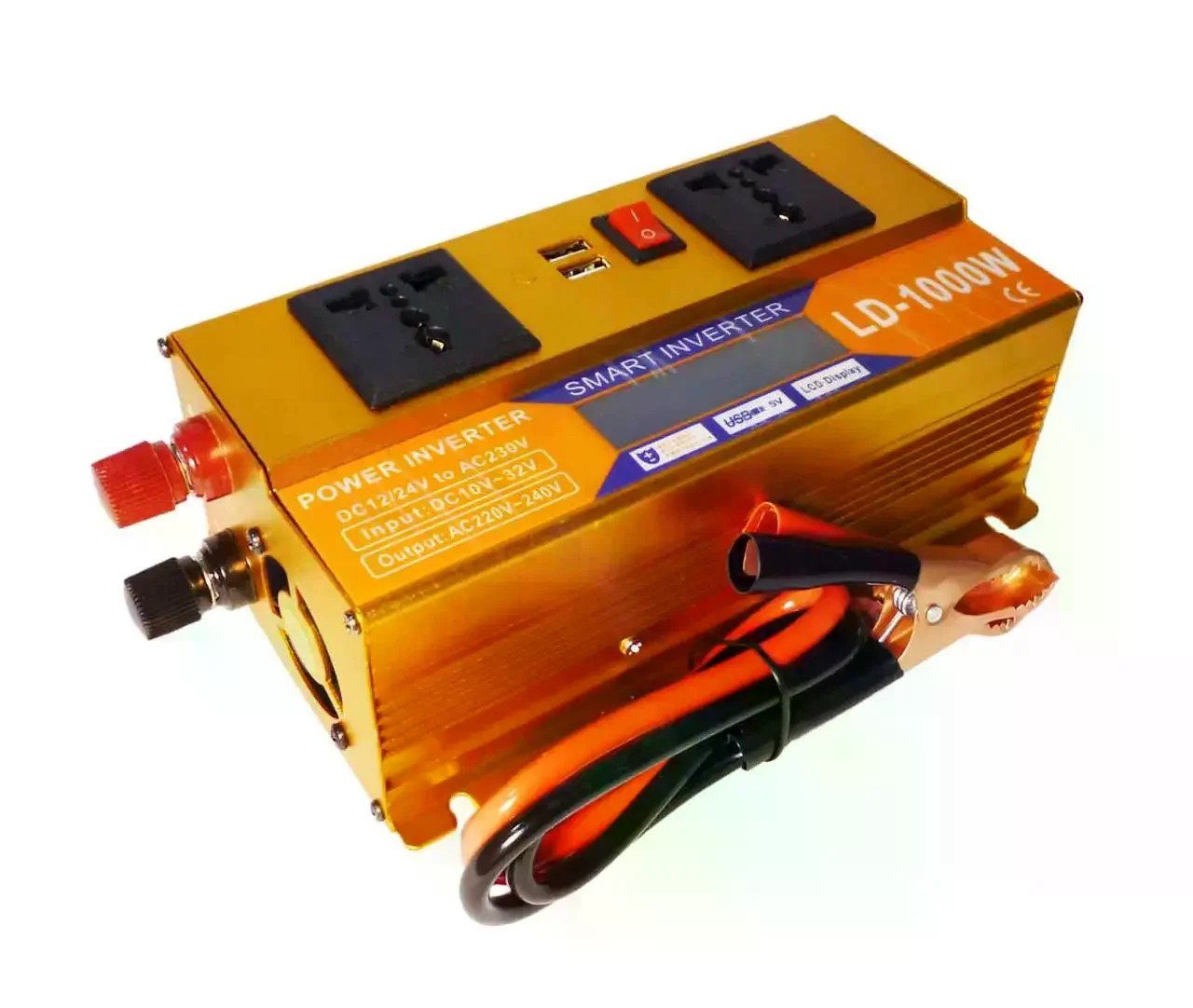 Інвертор 5 CORE SC-1000VA 1000W 12V • Перетворювач напруги 5 CORE SC-1000VA 12V-220V 660 Вт з USB та захистом 2