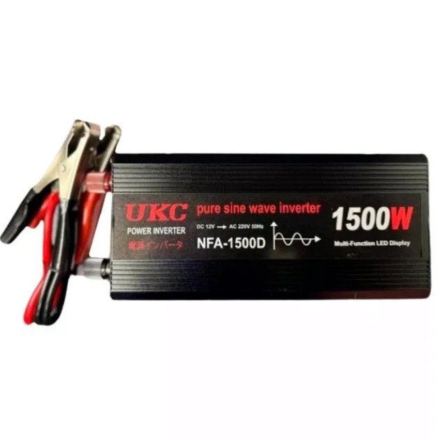 Інвертор 5 CORE 1500W 12V AC/DC • Перетворювач напруги 5 CORE 1500W 12V із синусоїдальним виходом для автономного живлення 2