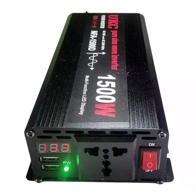 Інвертор 5 CORE 1500W 12V AC/DC • Перетворювач напруги 5 CORE 1500W 12V із синусоїдальним виходом для автономного живлення 4