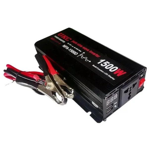 Інвертор 5 CORE 1500W 12V AC/DC • Перетворювач напруги 5 CORE 1500W 12V із синусоїдальним виходом для автономного живлення 3