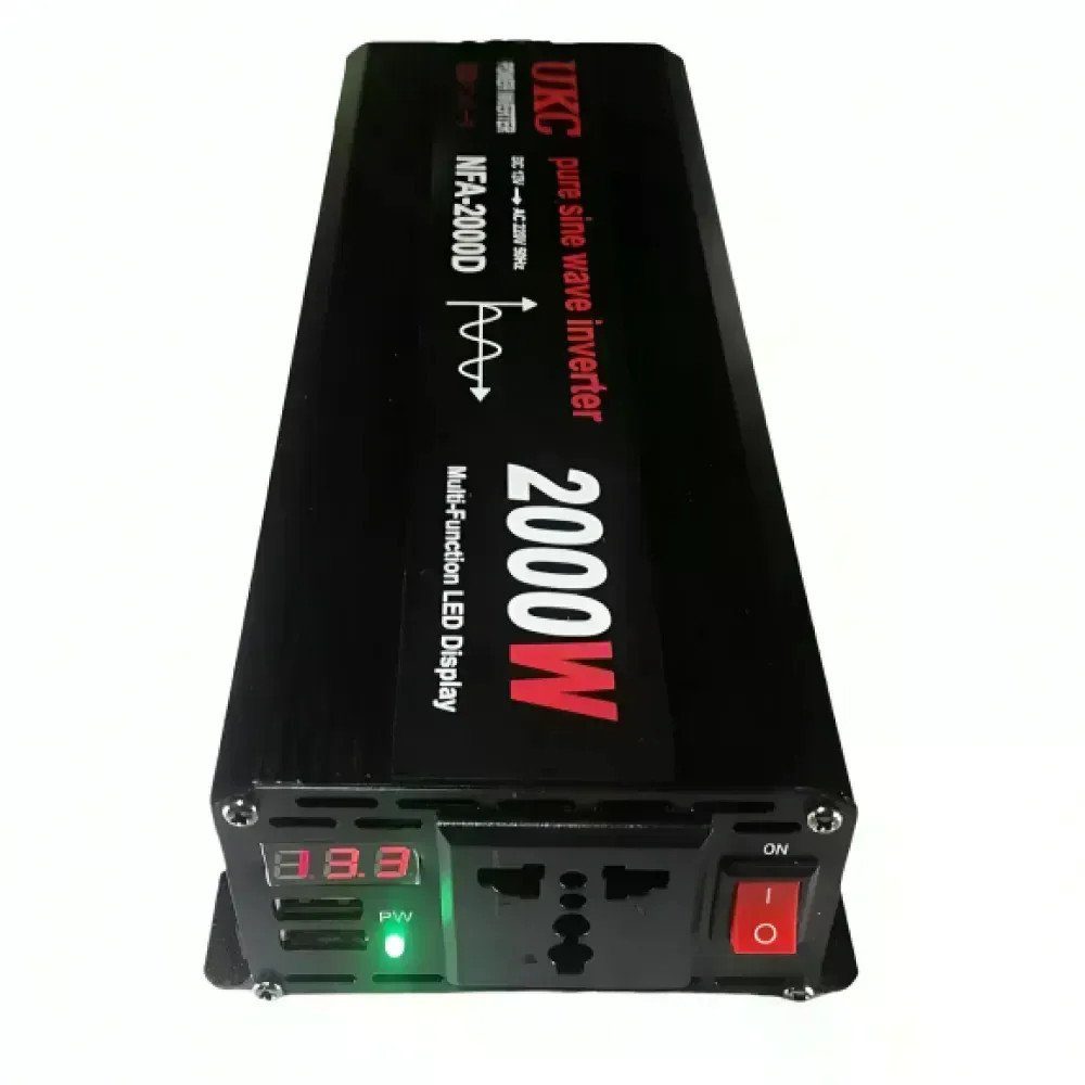 Інвертор 5 CORE 2000W 12V з чистою синусоїдою • Перетворювач 5 CORE 2000W 12V-220V AC/DC Pure Sine Wave для резервного живлення 3