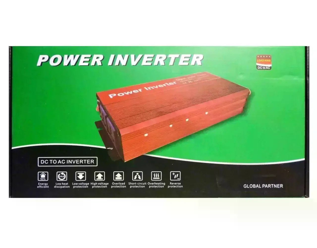 Інвертор 5 CORE UN-3060 4000W 12V • Перетворювач напруги 5 CORE UN-3060 12V-220V 1700 Вт для автомобіля та автономного живлення 4