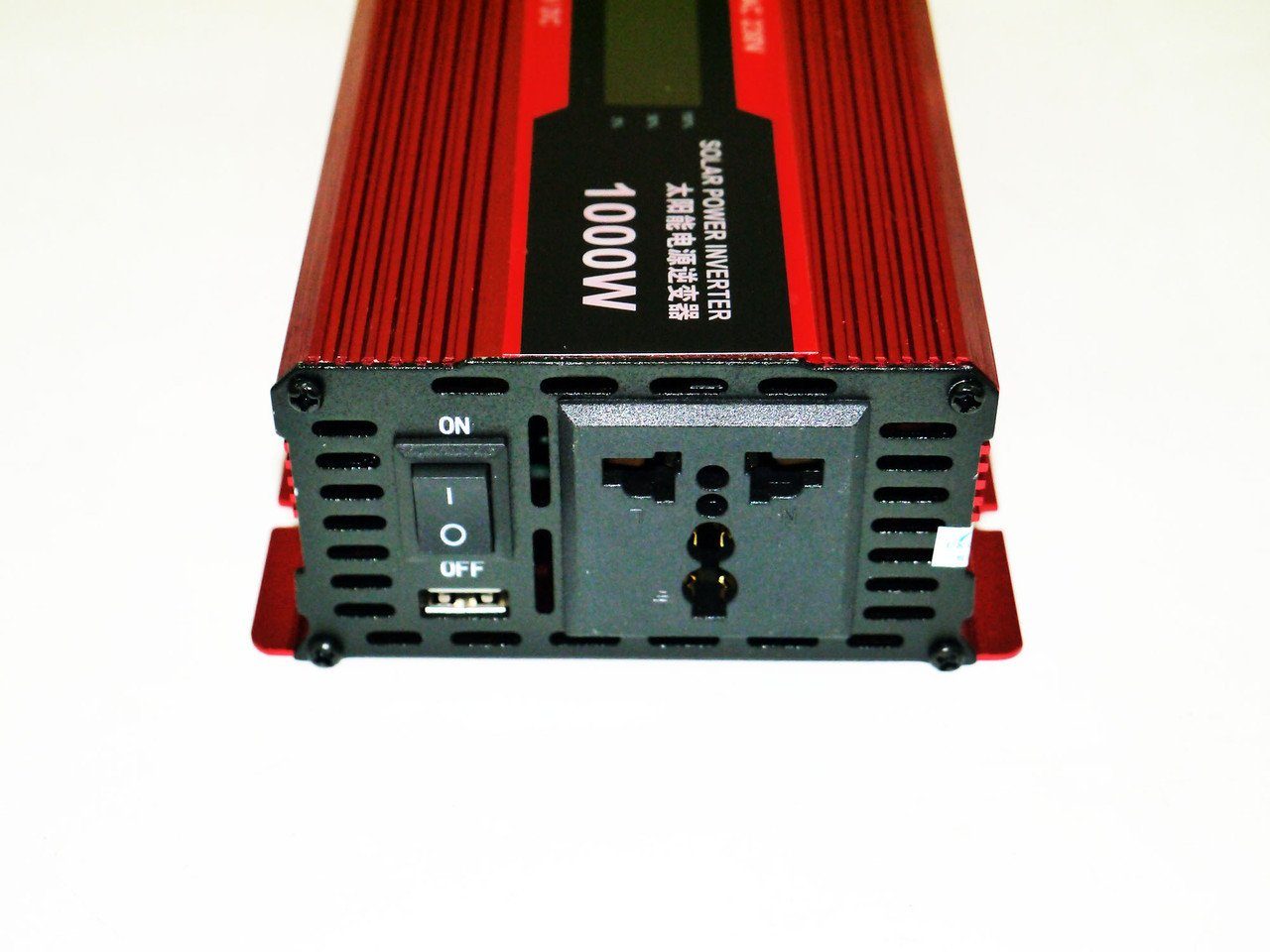 Перетворювач 12V-220V 1000W Інвертор напруги з LCD дисплеєм 4