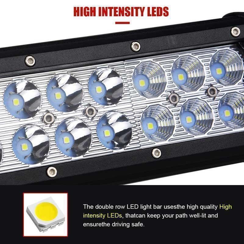 Автофара 48 LED 5D-144W-MIX, 570 х 70 х 80 мм 3
