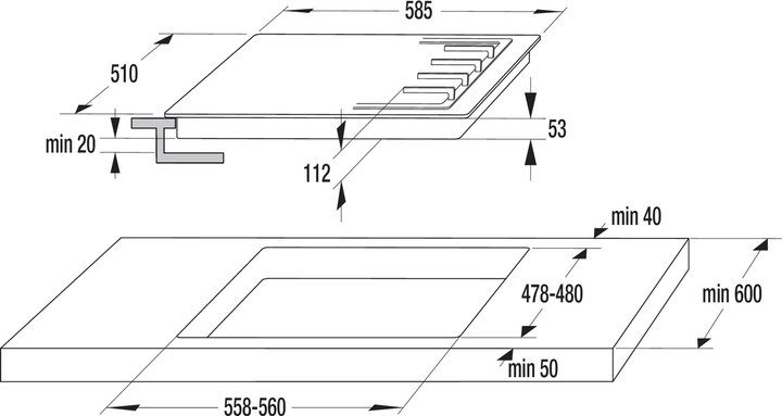 Варильна поверхня Gorenje GTW642SYW 8