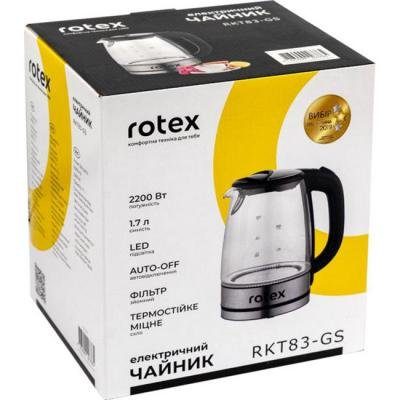 Чайник Rotex RKT83-GS (скло, підсвітка) 3