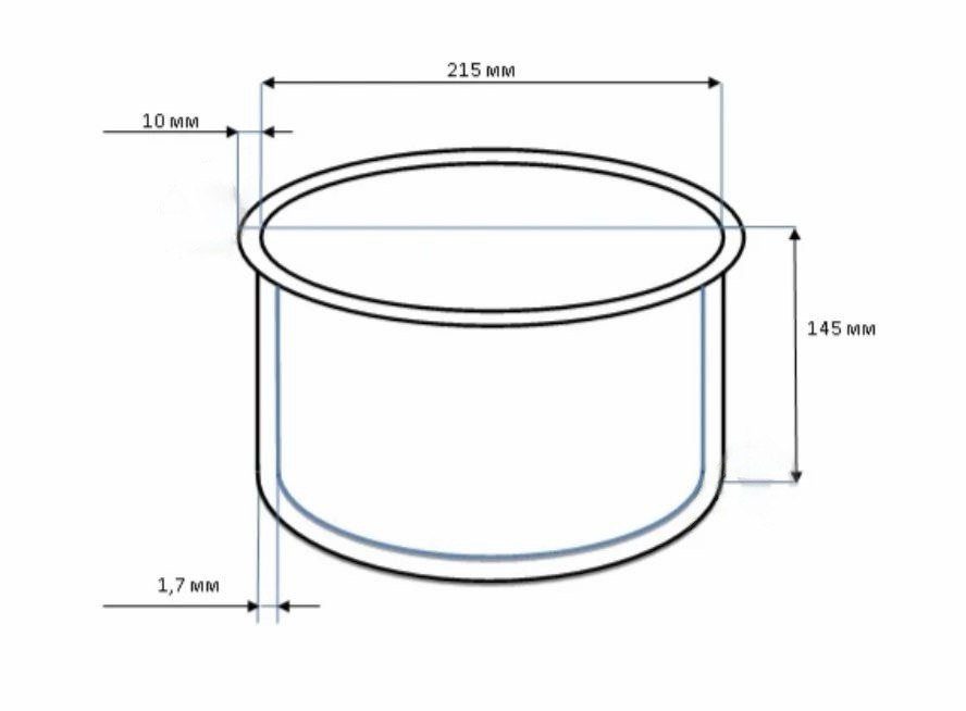 Чаша для мультиварки Rotex RIP5017-C 3