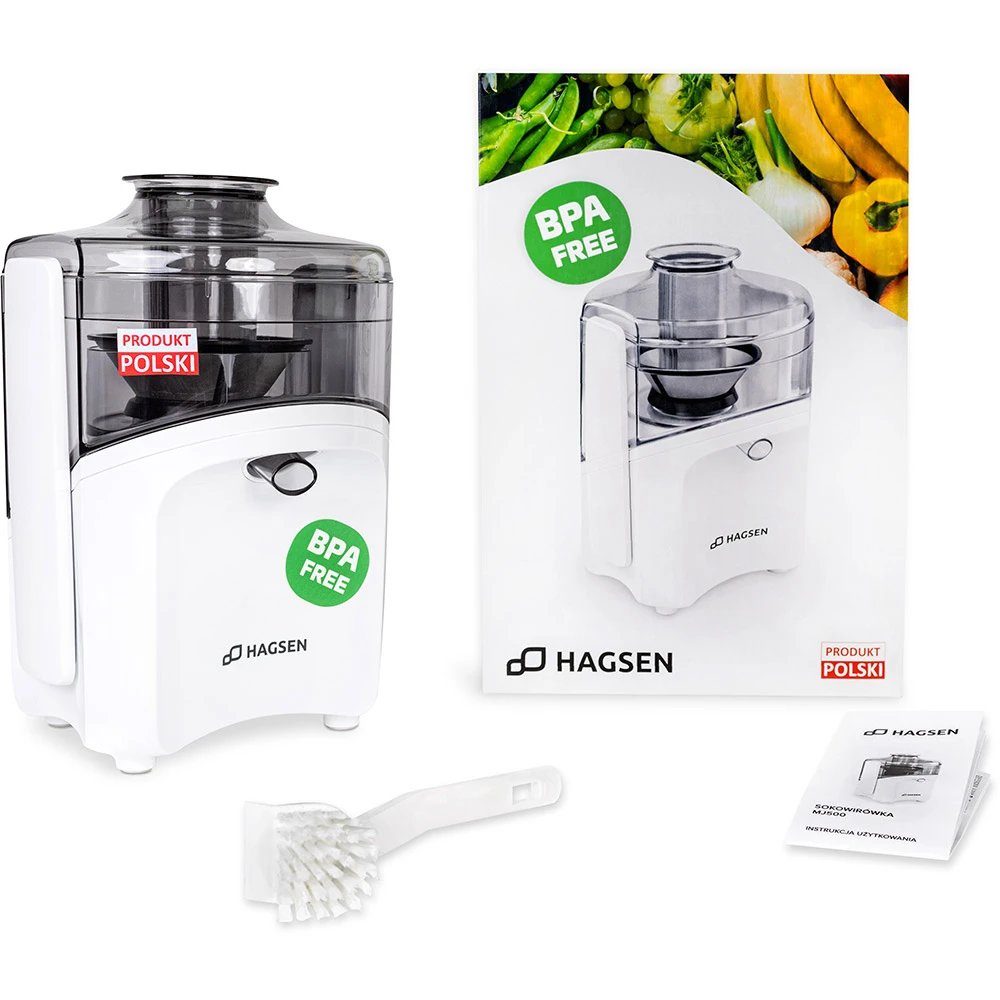 Соковитискач HAGSEN MJ500 біла (Польша) 9