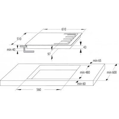 Варильна поверхня Gorenje GTW641KB 7