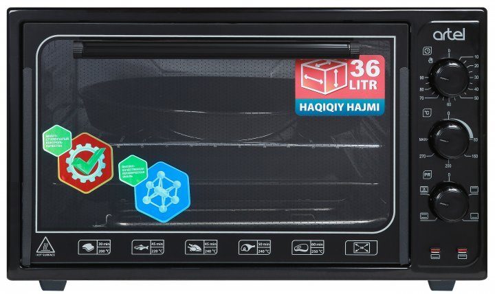 Духовка ARTEL MD3618 L BLACK 3