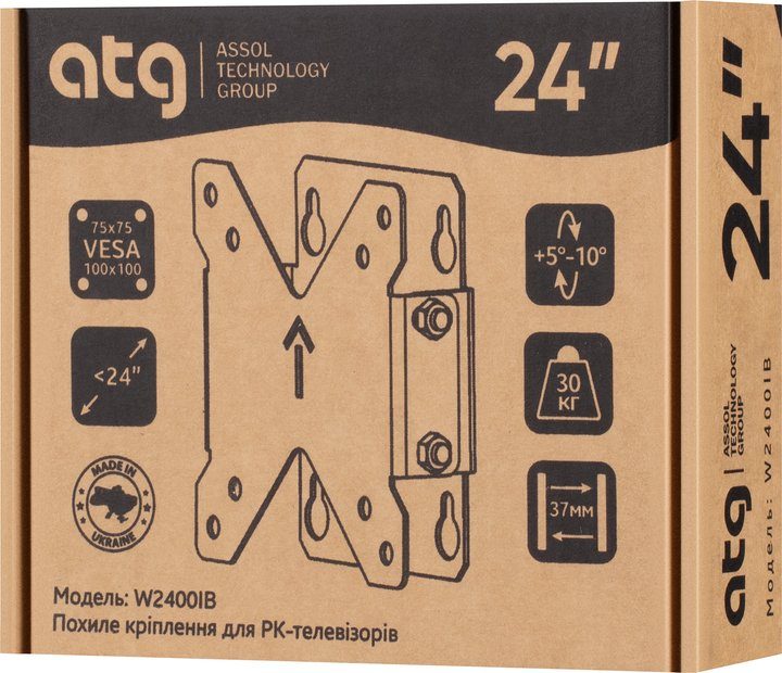 Кронштейн ATG W2400IB (24" Похилий) 6